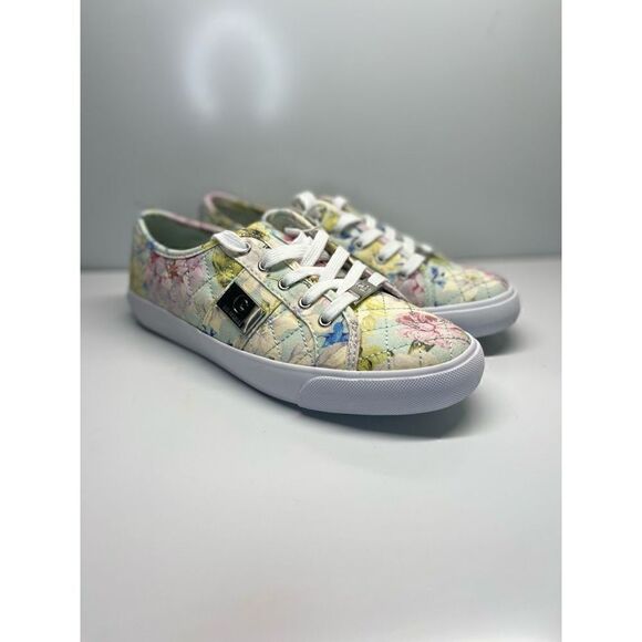 G by Guess GBG Los Angeles Backer Floral Sneaker Women Shoe Size 10 (C10) - Picture 1 of 9